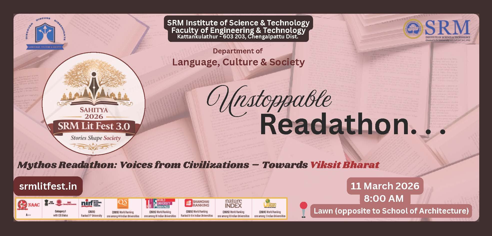 The Unstoppable Readathon event banner